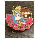 United Kingdom Alice Themed Collectible Pin