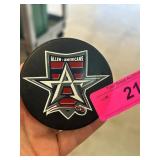 Allen Americans Hockey Puck with Team Logo