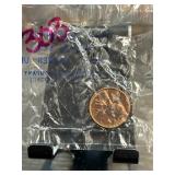 1958 Lincoln Wheat Cent in Sealed Packaging