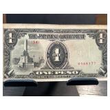 Japanese Government One Peso Banknote