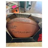 Walt Garrison Signed Football