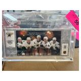 Dallas Stars Inaugural Game Commemorative Display