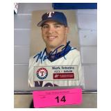 Mark Teixeira Signed Baseball Card