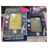 Texas Rangers Themed Picture Frames