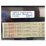 1884 Louisiana 7.5 Cent Bond Notes