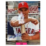 Autographed Texas Rangers Player Photograph
