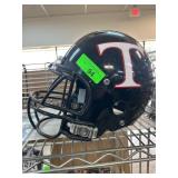 Riddell Black Football Helmet with ï¿½Tï¿½ Logo