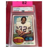 1976 Topps O.J. Simpson #300 VG PSA 3