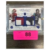 T.J. Yeldon Flawless Dual Patch Card