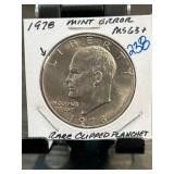 1978 Eisenhower Dollar with Mint Error