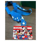 Disney Parks Lanyard With Patriotic Graphics