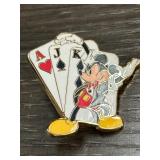 Mickey Mouse Playing Cards Enamel Pin