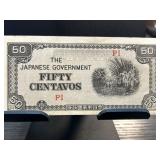 Japanese Government 50 Centavos Banknote