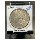 1880 Morgan Silver Dollar " High Grade