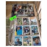 Binder of NFL Football Trading Cards
