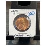 1954-S Lincoln Wheat Cent in Uncirculated Conditio