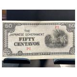 Japanese Government Fifty Centavos Note
