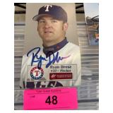 Ryan Drese Signed Baseball Card
