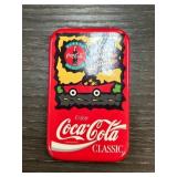 Coca-Cola Classic Metal Tin with Car Graphic