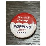 Poppins 2008 Campaign Button