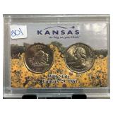 Kansas Limited Edition Commemorative Quarter Set