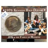 1976 Kennedy Half-Dollar Display