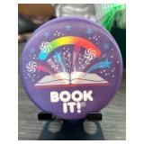 Vintage Book It! Pinback Button