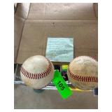 Two Baseballs With Autographs Update