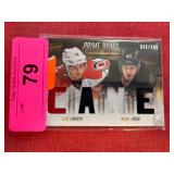 2013-14 Panini Prime Duals Card Elias Lindholm & M