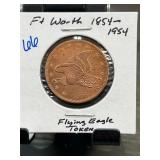 Fort Worth Coin Club Flying Eagle Token