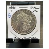 1880-O Morgan Silver Dollar AU/UNC PL