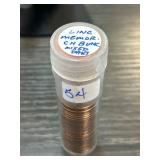 Roll of Lincoln Memorial Cents Mixed Dates