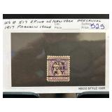 1917 50c Franklin Issue US 517 Stamp