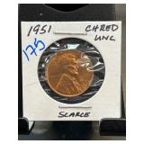 1951 Lincoln Wheat Cent MS Condition