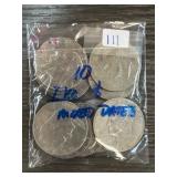 Bag of 10 Ike Dollars " Mixed Dates