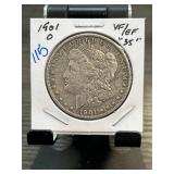 1901-O Morgan Silver Dollar in VF/EF Condition
