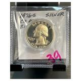 1976-S Silver Bicentennial Quarter Proof