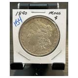1890 Morgan Silver Dollar Coin