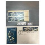 1967 Space Issue Plate Block and First Day Cover