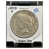 1928-S Peace Silver Dollar Coin