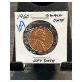 1960 Lincoln Cent Small Date Key Date Coin