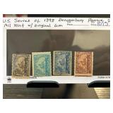 U.S. 1898 Documentary Revenue Stamp Set