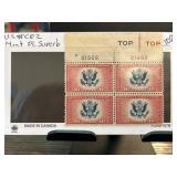 US 16c Airmail Plate Block Stamps
