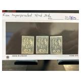 Rare Mint Canadian Stamp Set of Three