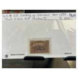 1893 U.S. #231 Landing of Columbus Stamp