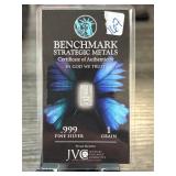 1 Grain .999 Fine Silver by Benchmark Metals