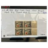 US #702 Red Cross Issue Mint Stamps