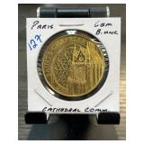 Gold-Tone Sainte-Chapelle Commemorative Coin