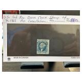 1862 U.S. Internal Revenue Bank Check Stamp