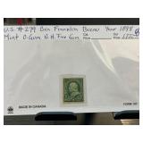 1898 US #279 Ben Franklin Stamp
